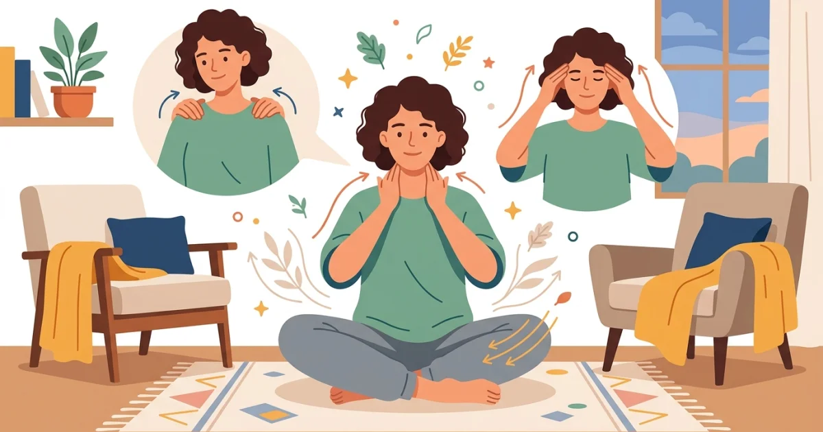 Auto-massage du corps: gestes simples pour se détendre à la maison