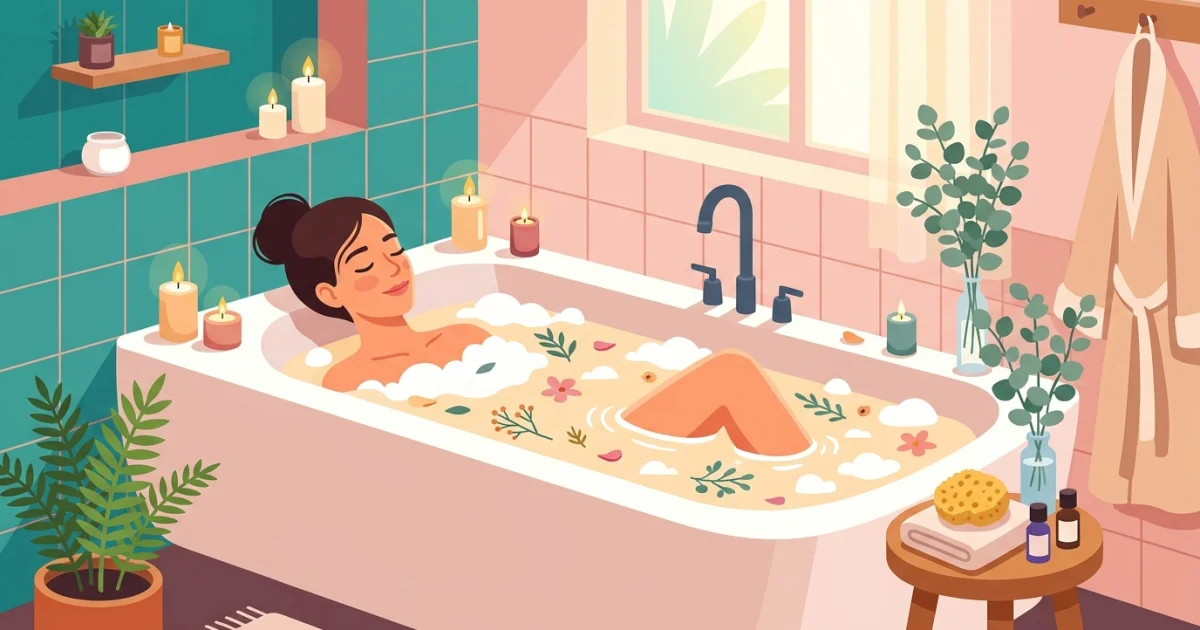 Bain relaxant: comment transformer un bain simple en rituel de bien-être