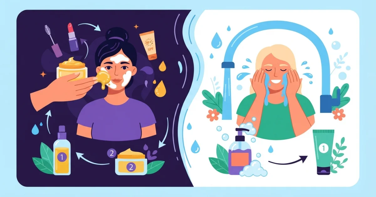 Double nettoyage du visage : est-il vraiment utile tous les soirs ?