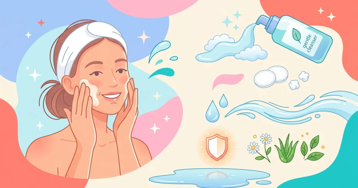 Nettoyage du visage: pourquoi la douceur change tout
