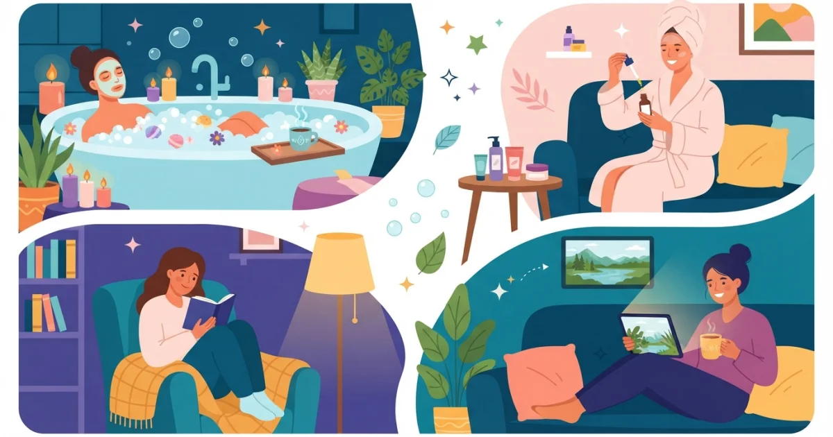Comment créer une soirée bien-être à la maison : soins, détente et divertissement numérique